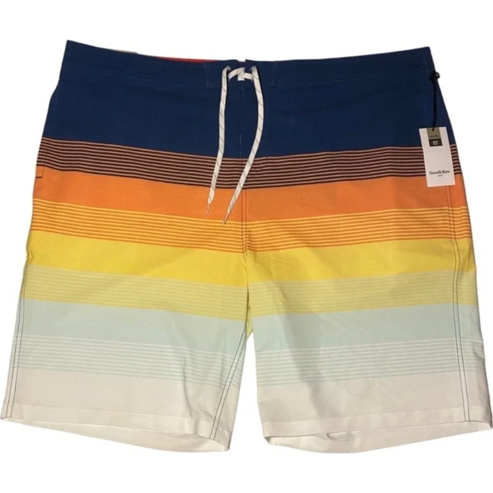 Goodfellow & Co Board Shorts 4-Way Stretch‎ Swim Trunks Big & Tall Size 50 NWT